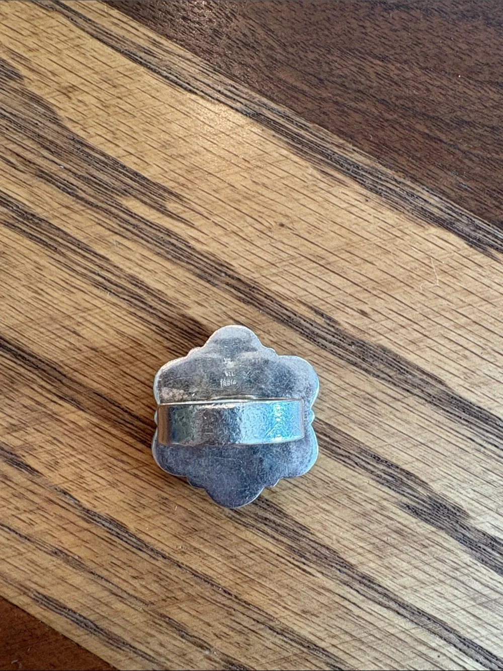 Authentic Turquoise Cluster Statement Ring - Picture 2 of 3